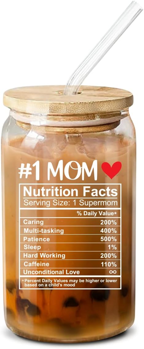 Mom Drink Glass