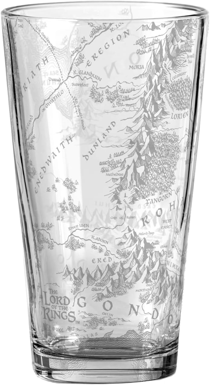 Laser Engraved 16oz Pint Glass