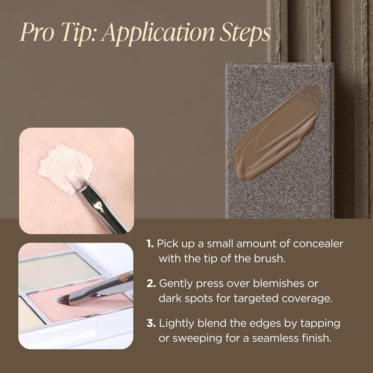Piccasso 712 Concealer Brush
