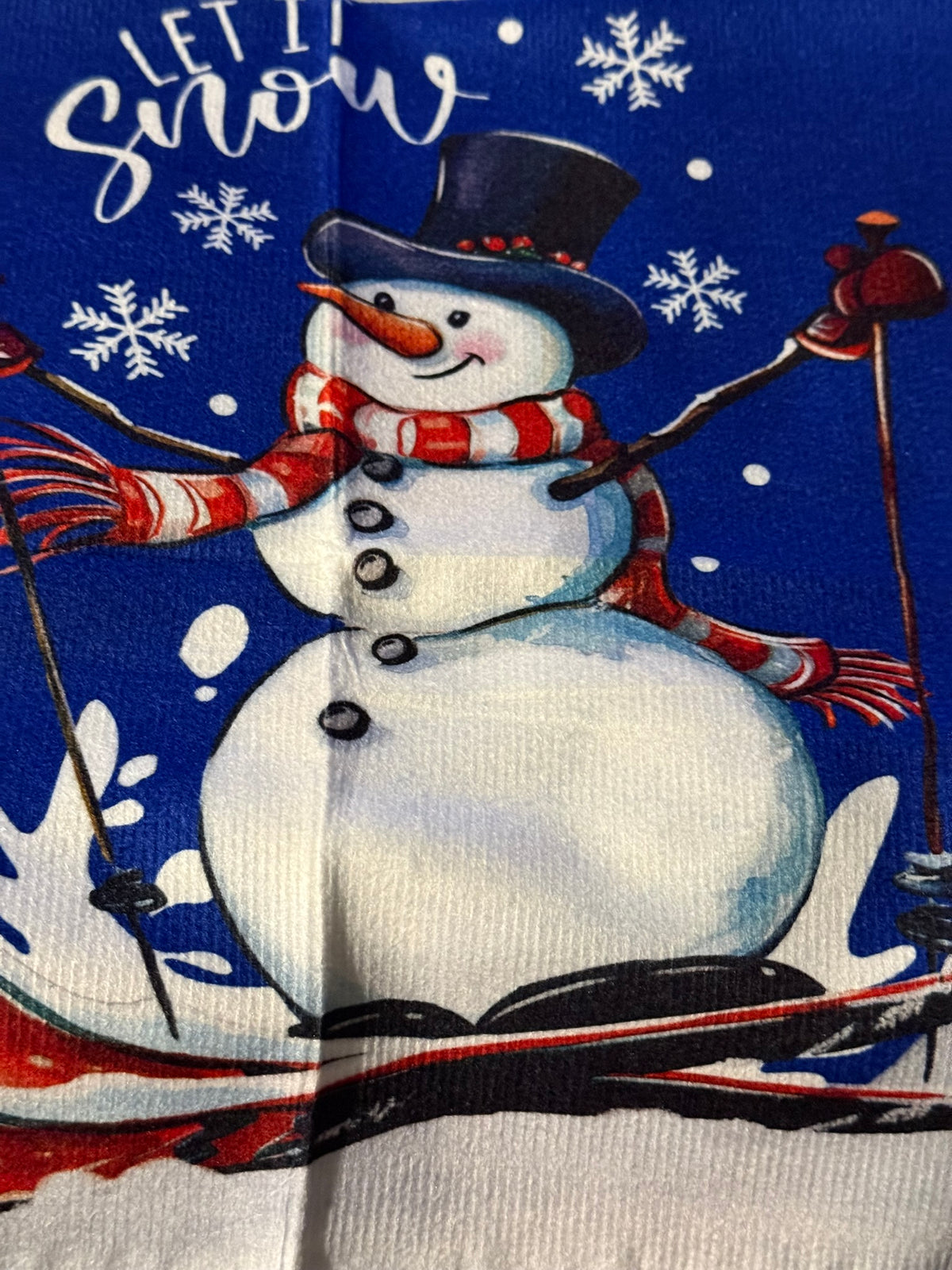Blue Let it Snowman