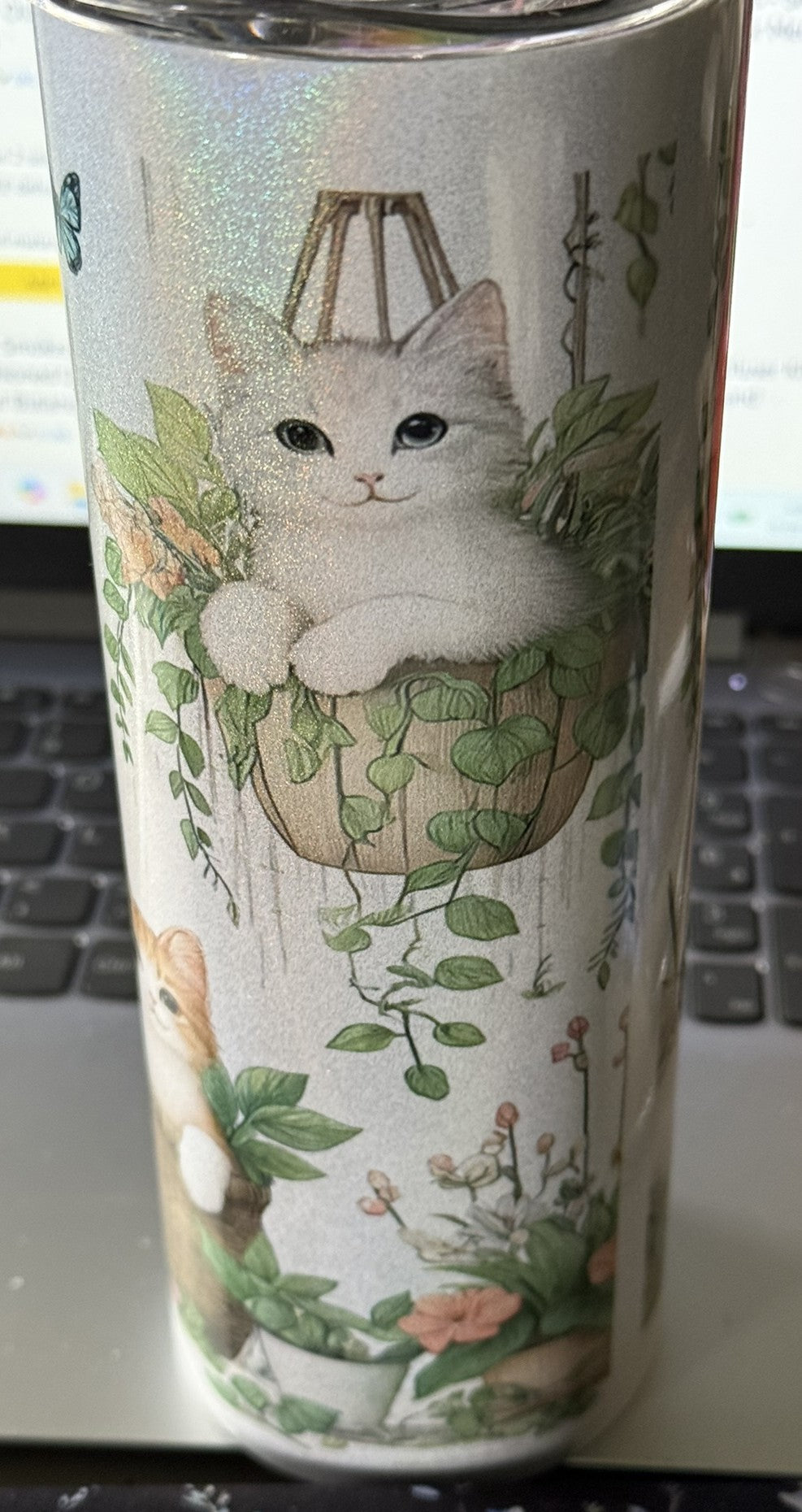 20 oz Cats and Plants Tumbler