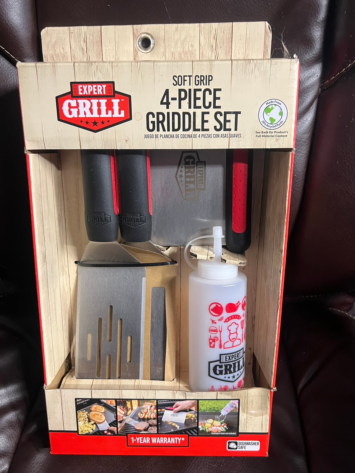 5 Piece Griddle Set & Zippered BBQ Bag