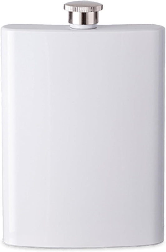 White Sublimation Flask Blank