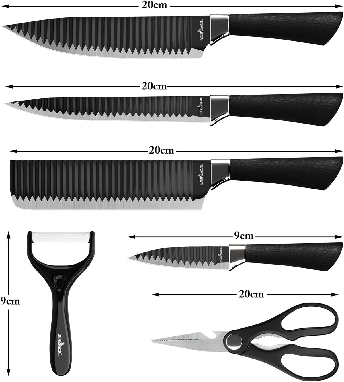 6PC Professional Chef Knife Set