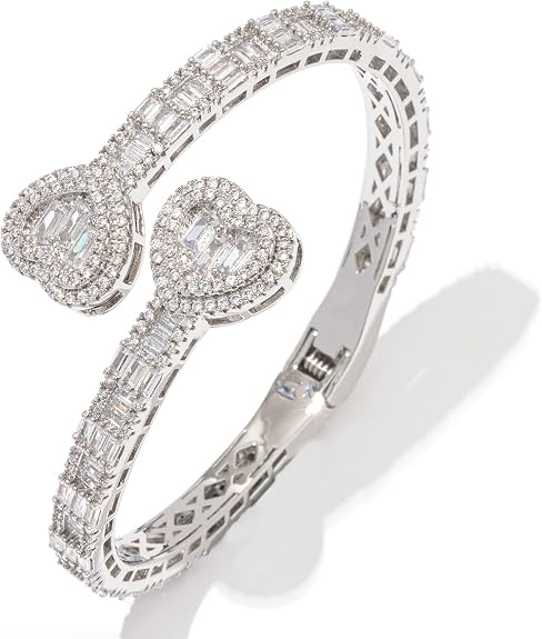 Iced Out Baguette Diamond Bracelet