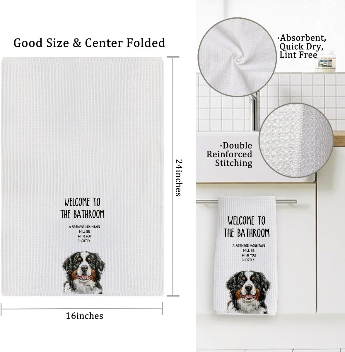 Bernese Mountain Dog Towel