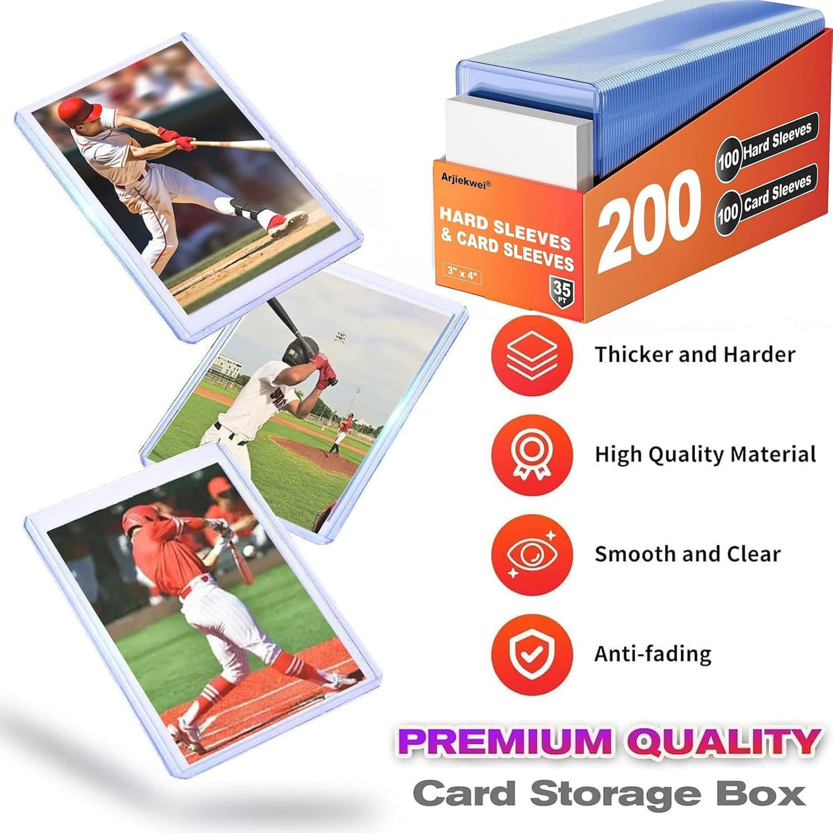 200 Card Sleeves