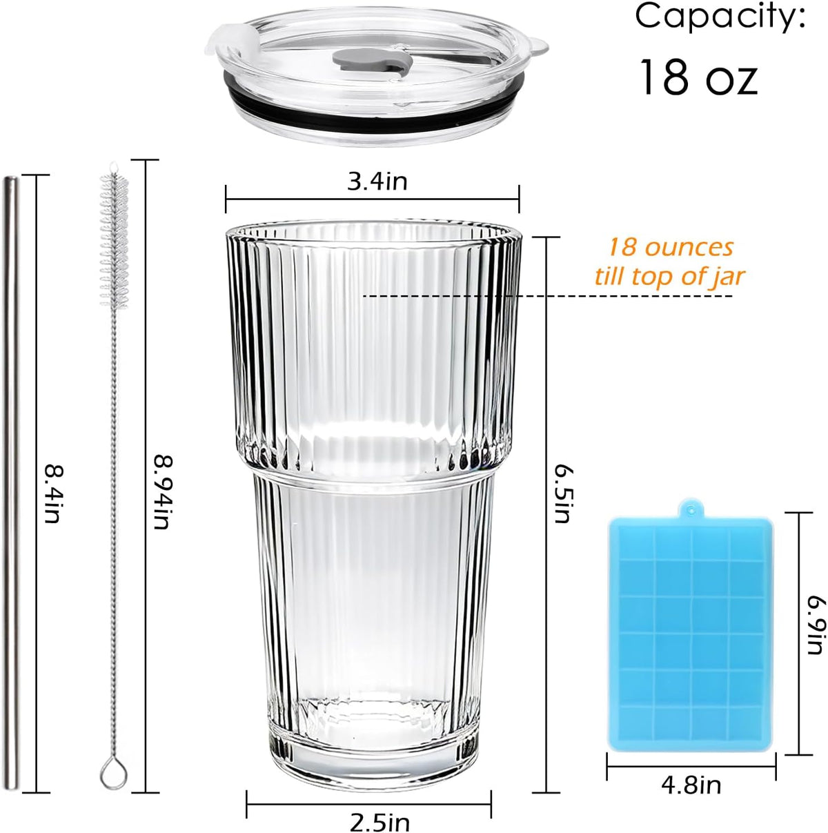 Glass Travel Cup