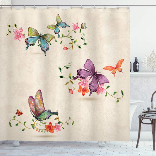 Butterfly Shower Curtain