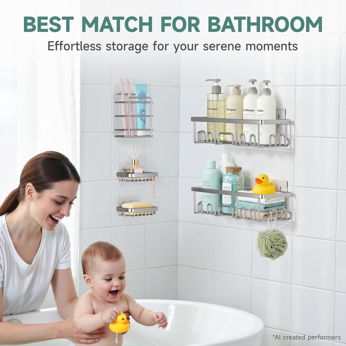Shower Caddy 5-Piece