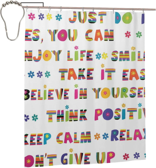 Motivational Slogans Cheerful Daisy Blossoms