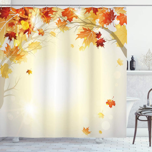 Fall Leaf Shower Curtain