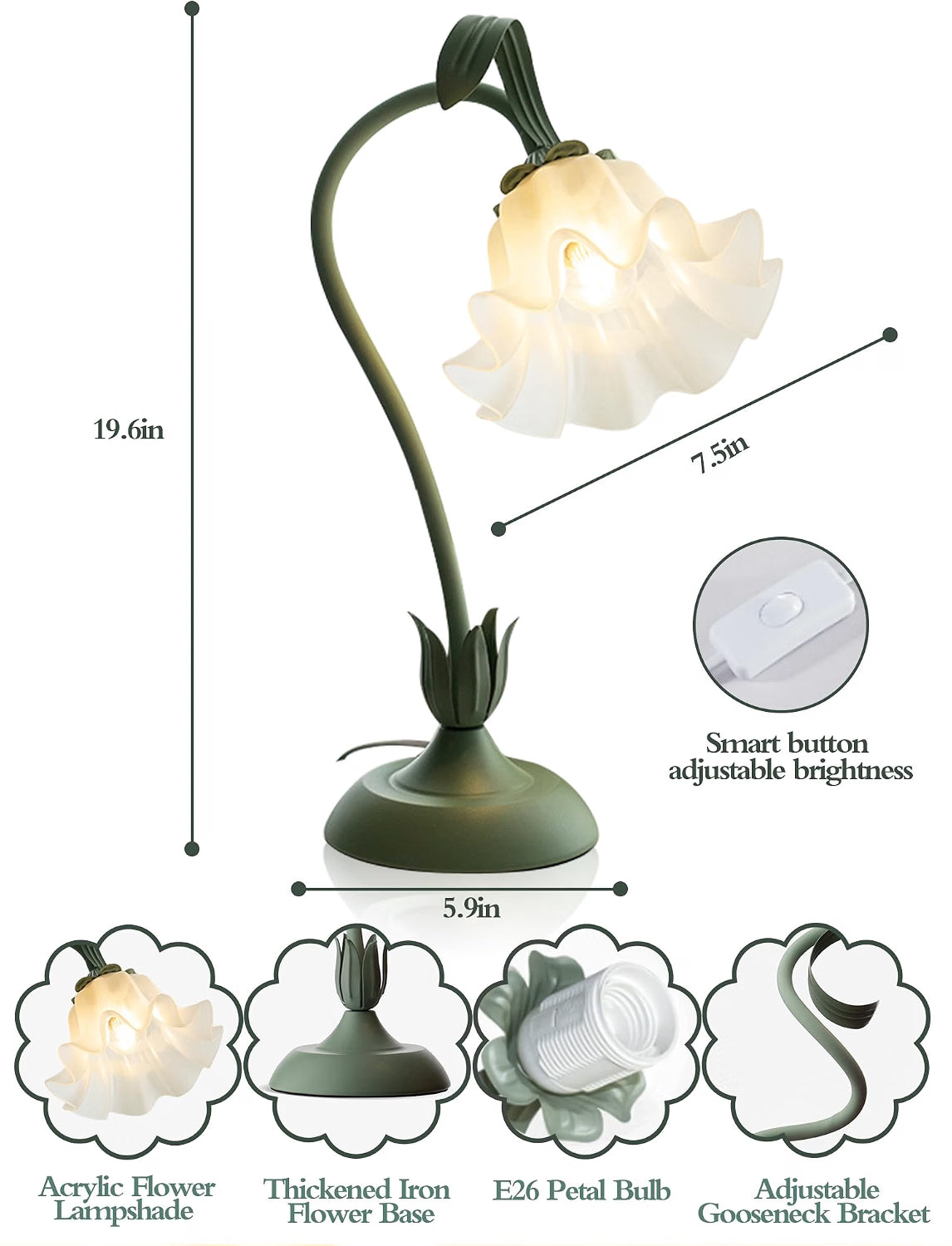 Flower Table Lamp