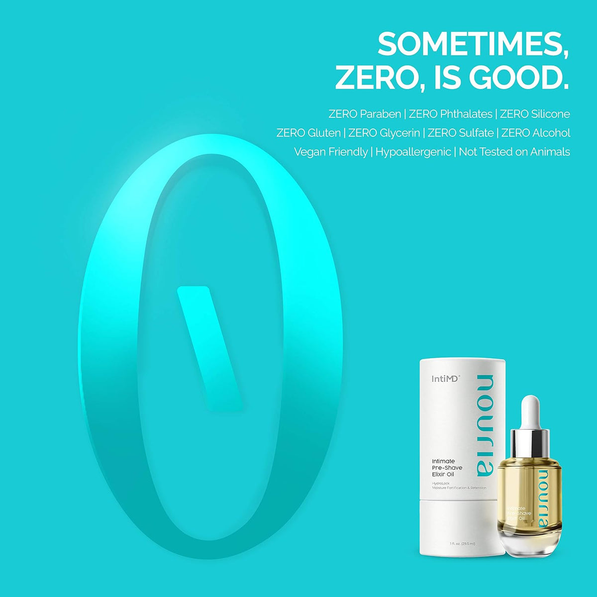 IntiMD Nouria Intimate Pre-Shave Oil