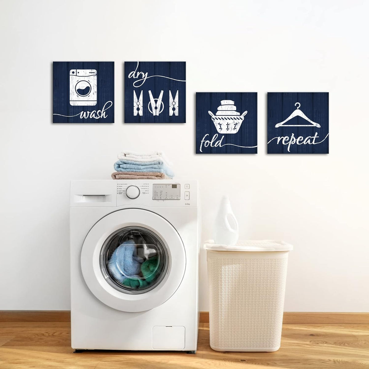 Set of 4 Laundry Room canvas art