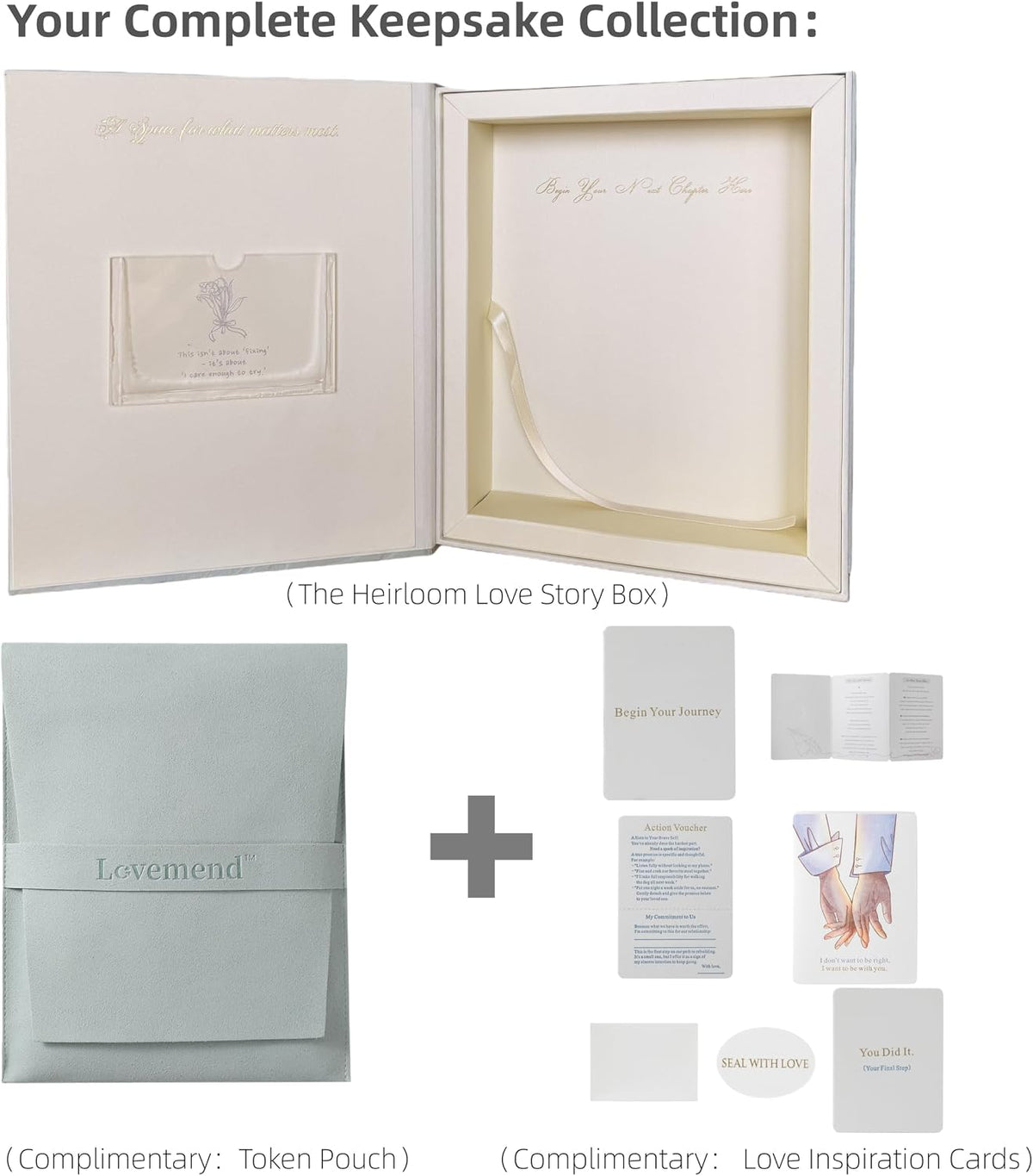 Elegant Book-Style Memory Box for Keepsakes