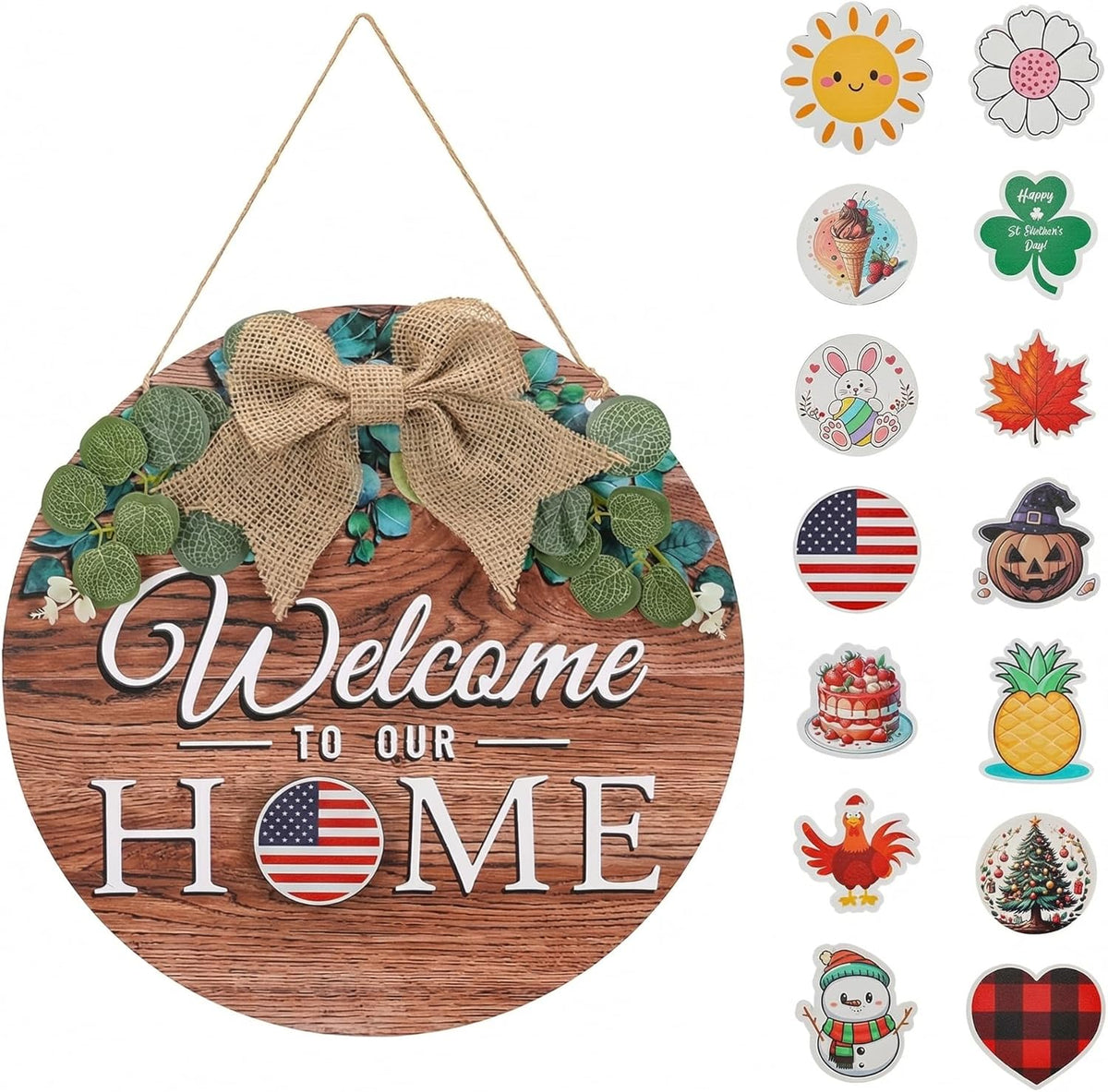 Hangable Welcome Sign