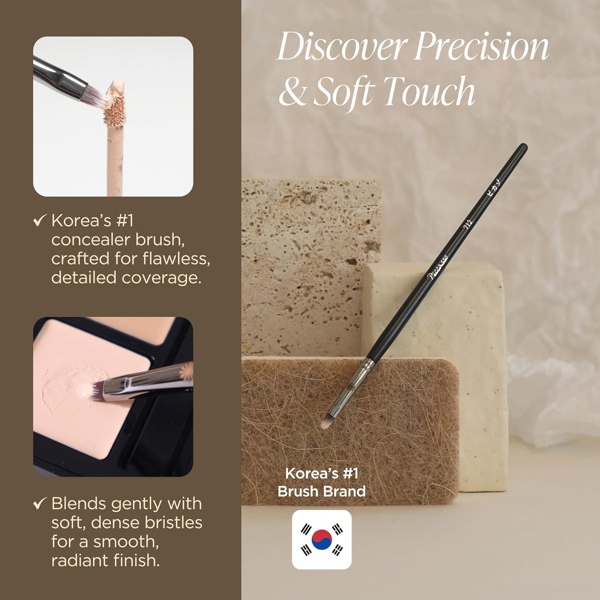 Piccasso 712 Concealer Brush
