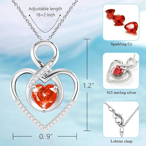 Heart Necklace Gift Set