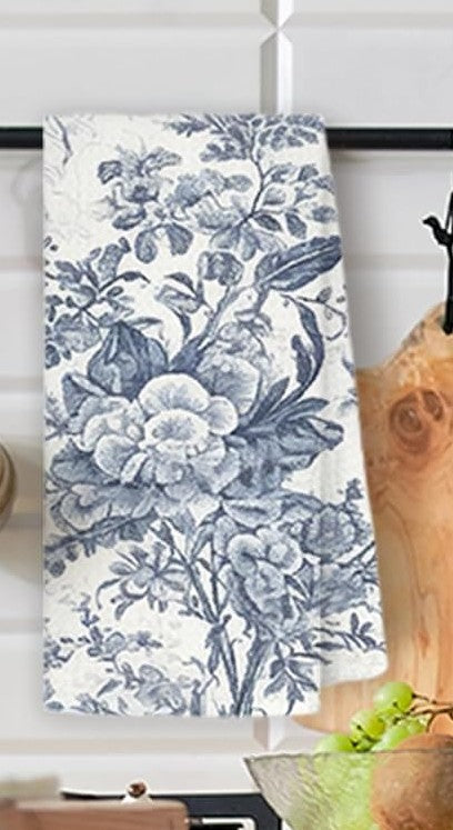 Vintage toile in blue