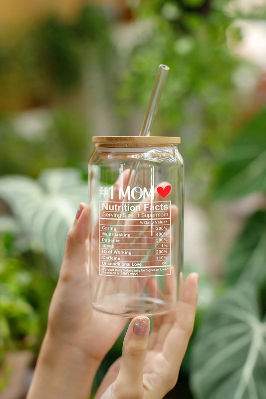Mom Drink Glass
