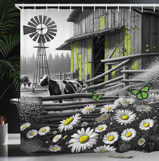 Farmhouse Shower Curtain