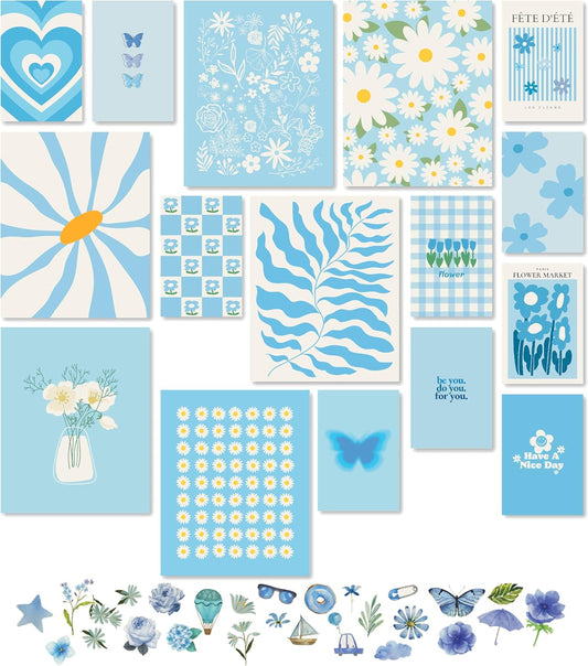 Light Blue Wall Decor