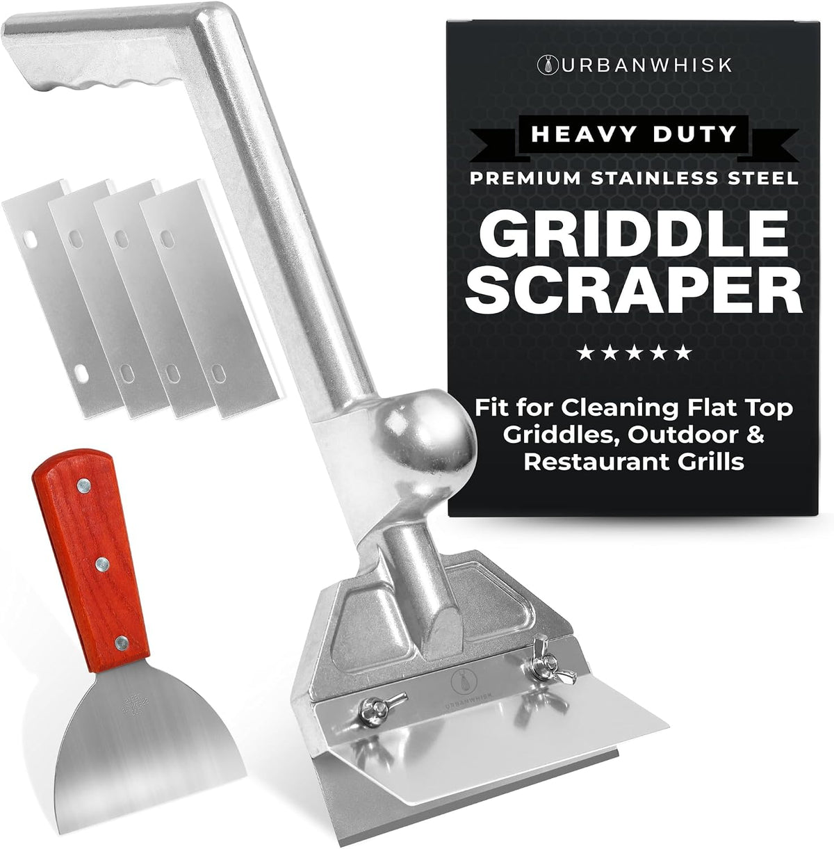 Heavy-Duty Griddle Scraper Kit