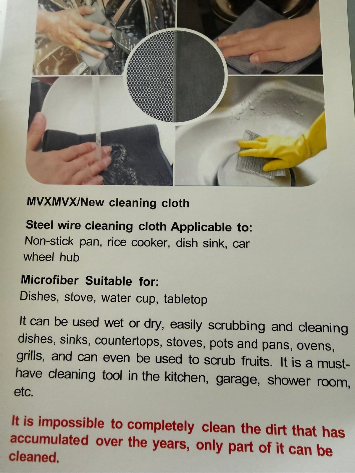 4 Pack Silver Scrubbies