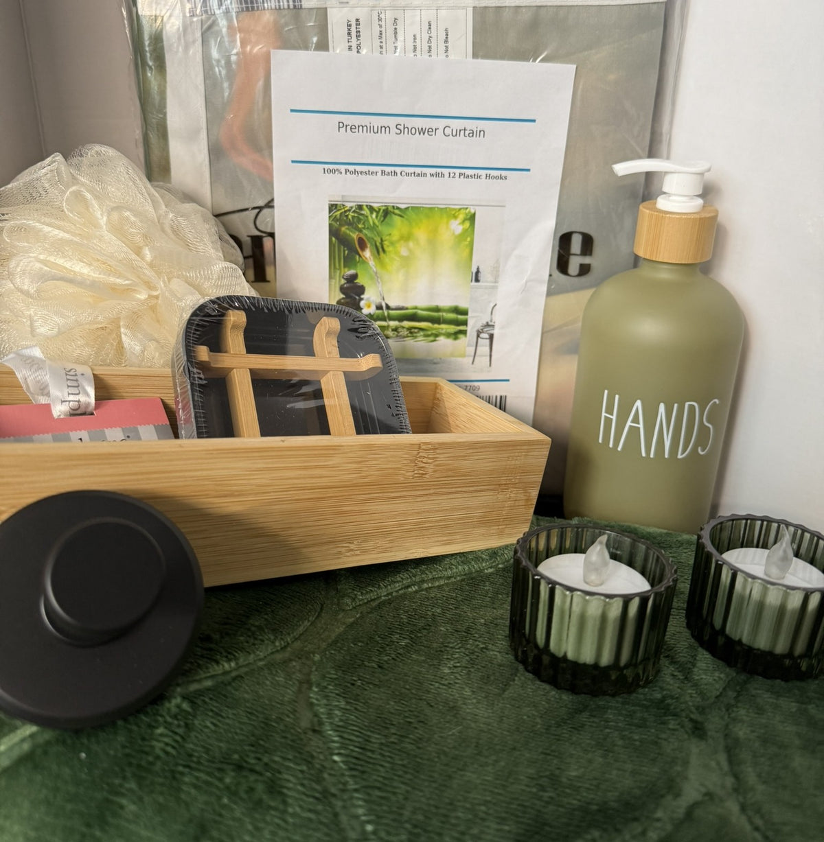 Bath Decor Set- Zen Bathroom Set