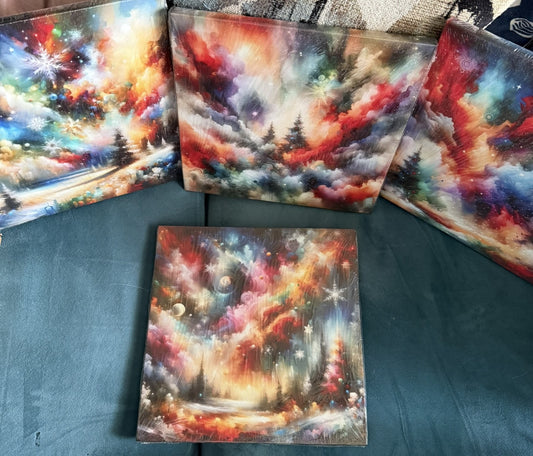 Colorful Abstract Canvas Wall Art