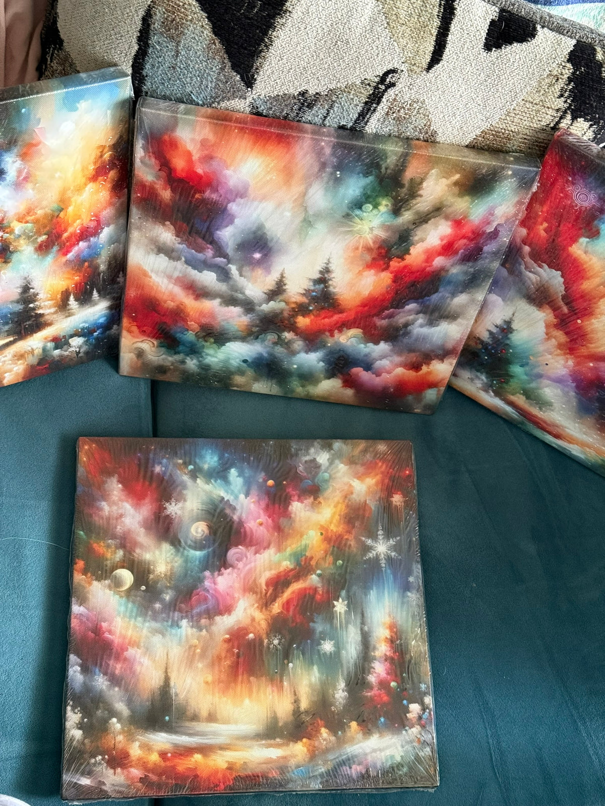 Colorful Abstract Canvas Wall Art