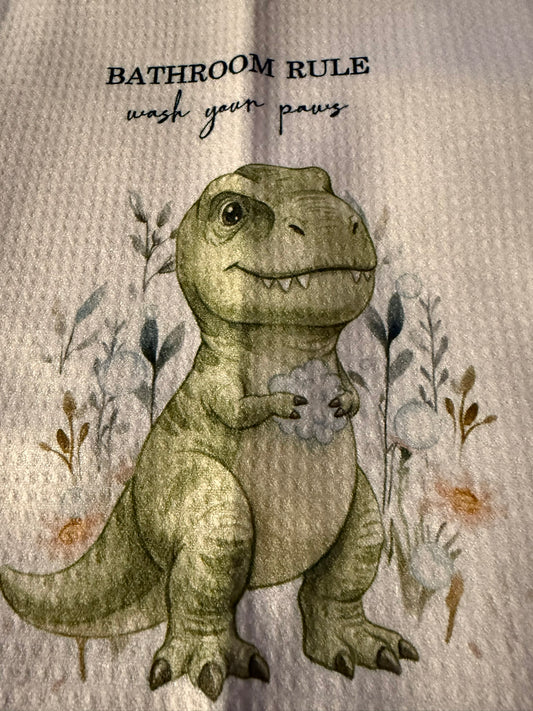 Dino Bathroom Rules