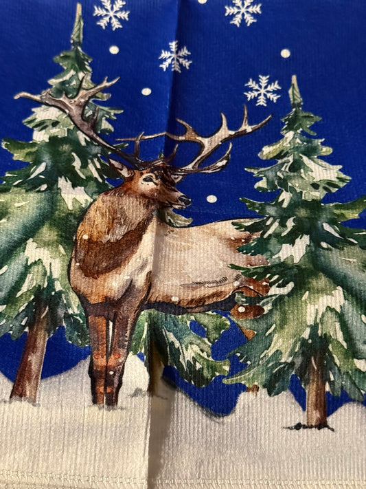 Buck in the winter