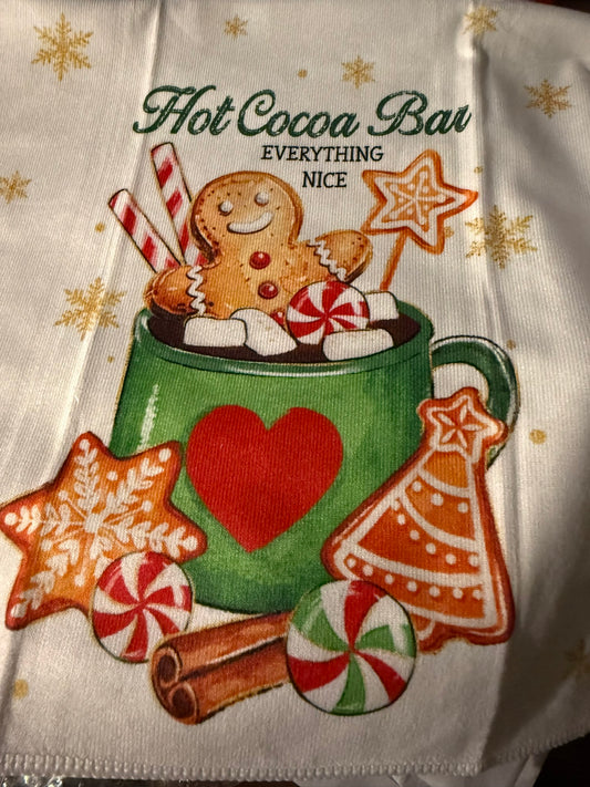 Hot cocoa bar everything nice