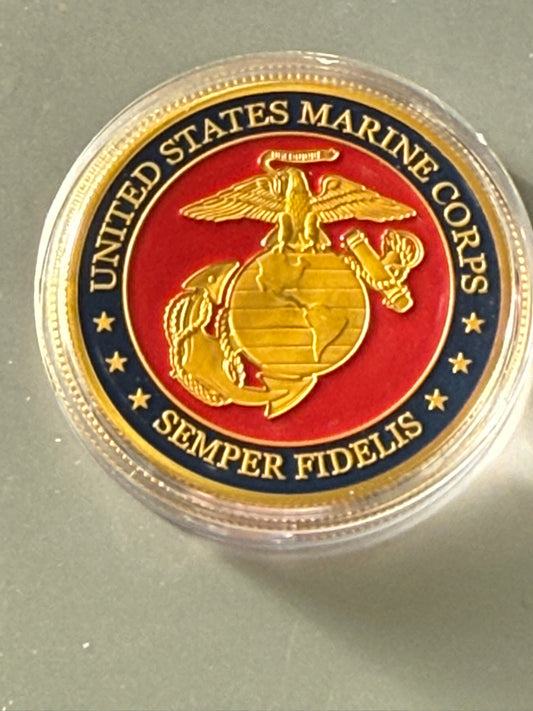 USMC Semper Fidelis Challange Coin