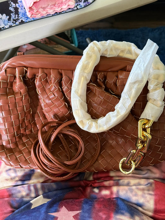 Woven Clutch Bag