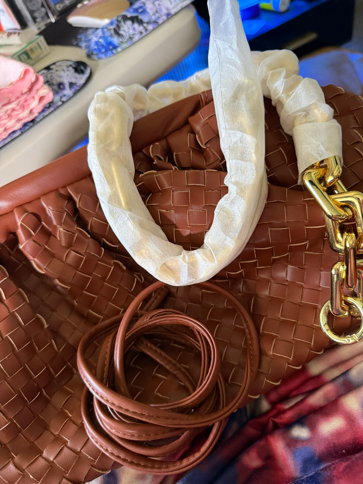 Woven Clutch Bag