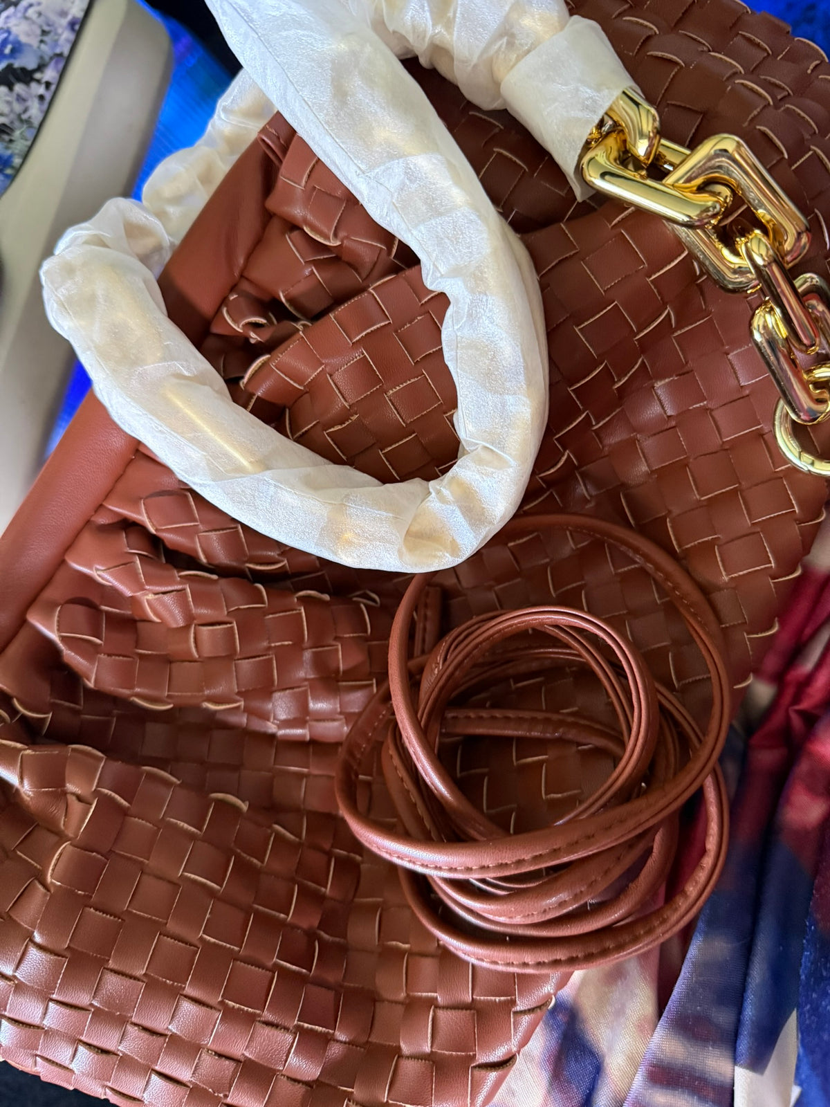 Woven Clutch Bag