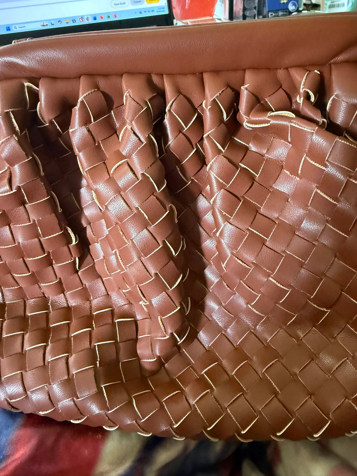 Woven Clutch Bag