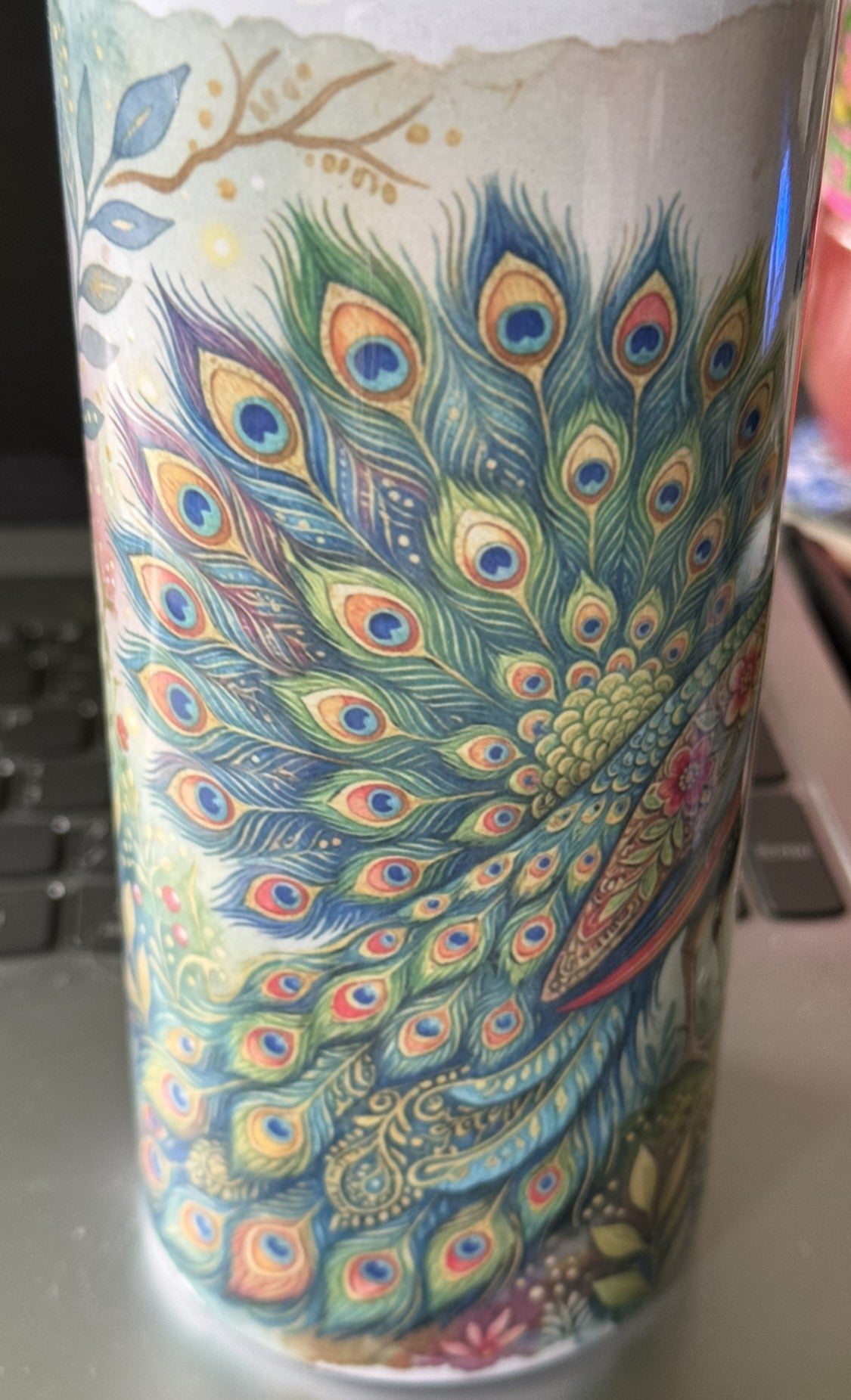 12 oz Peacocks Tumbler
