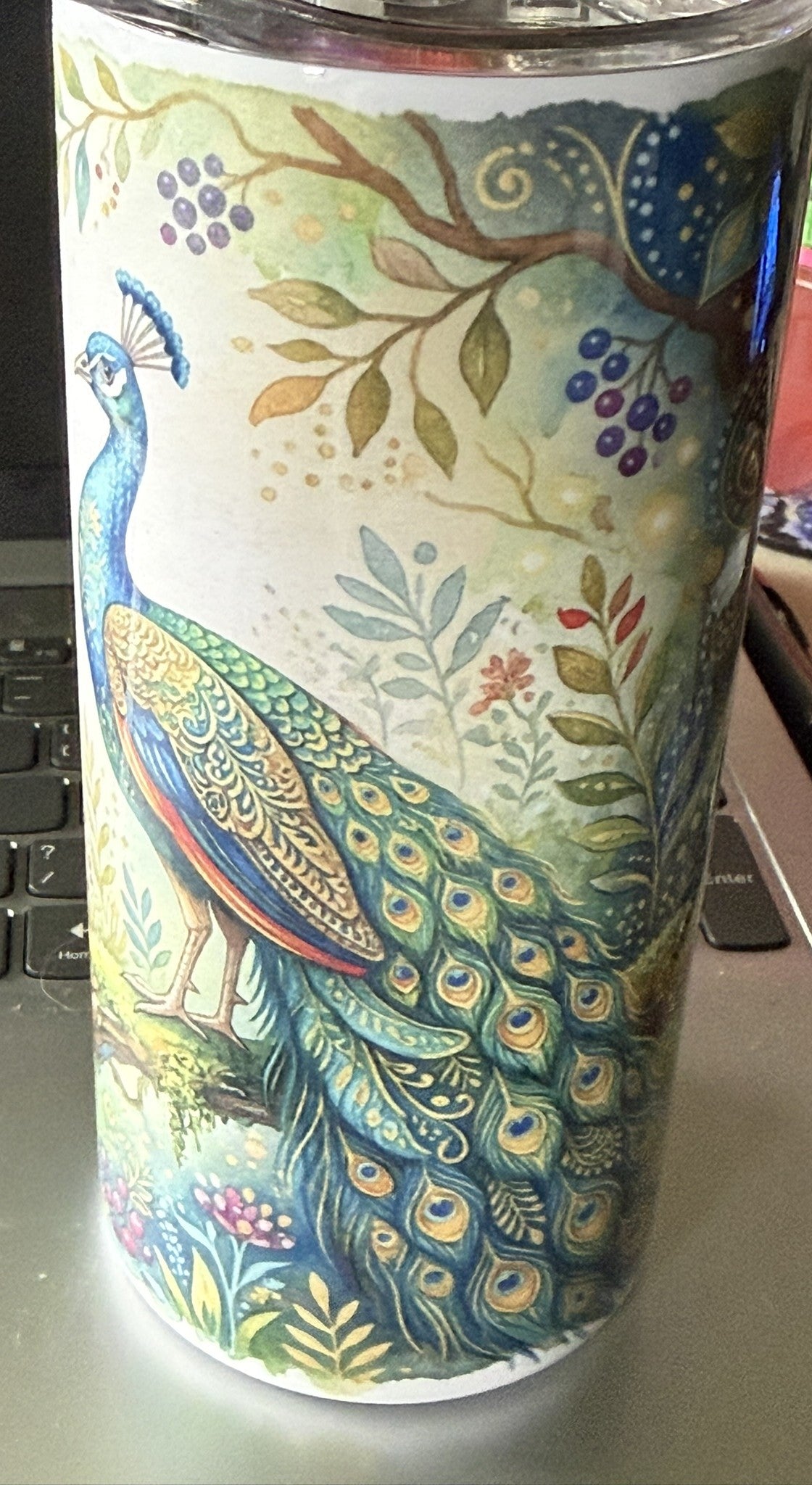 12 oz Peacocks Tumbler