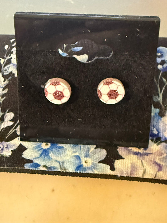 Soccer Ball Earrings