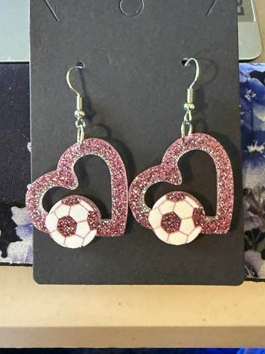 Soccer Ball Earrings