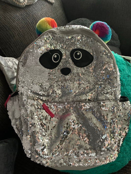 Pre Loved Sparkle Panda Back Pack