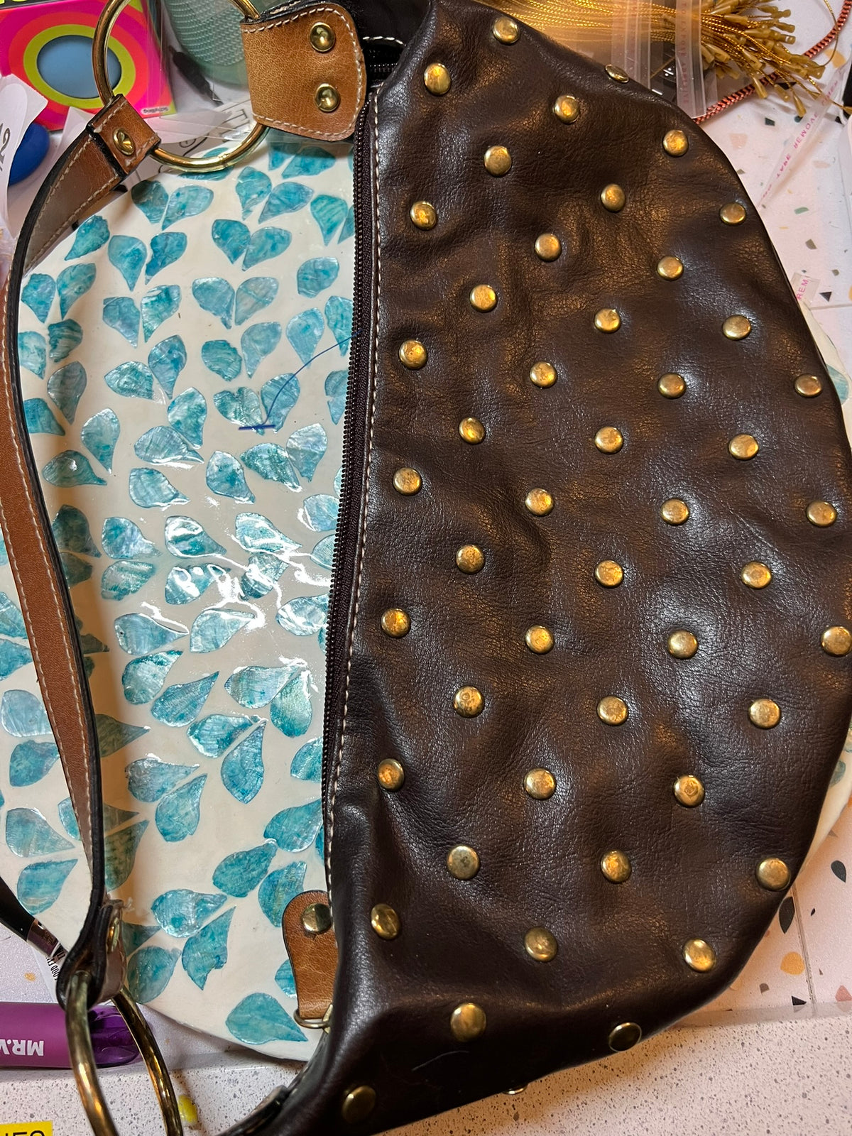 Vintage Apt 9 Studded Shoulder Bag