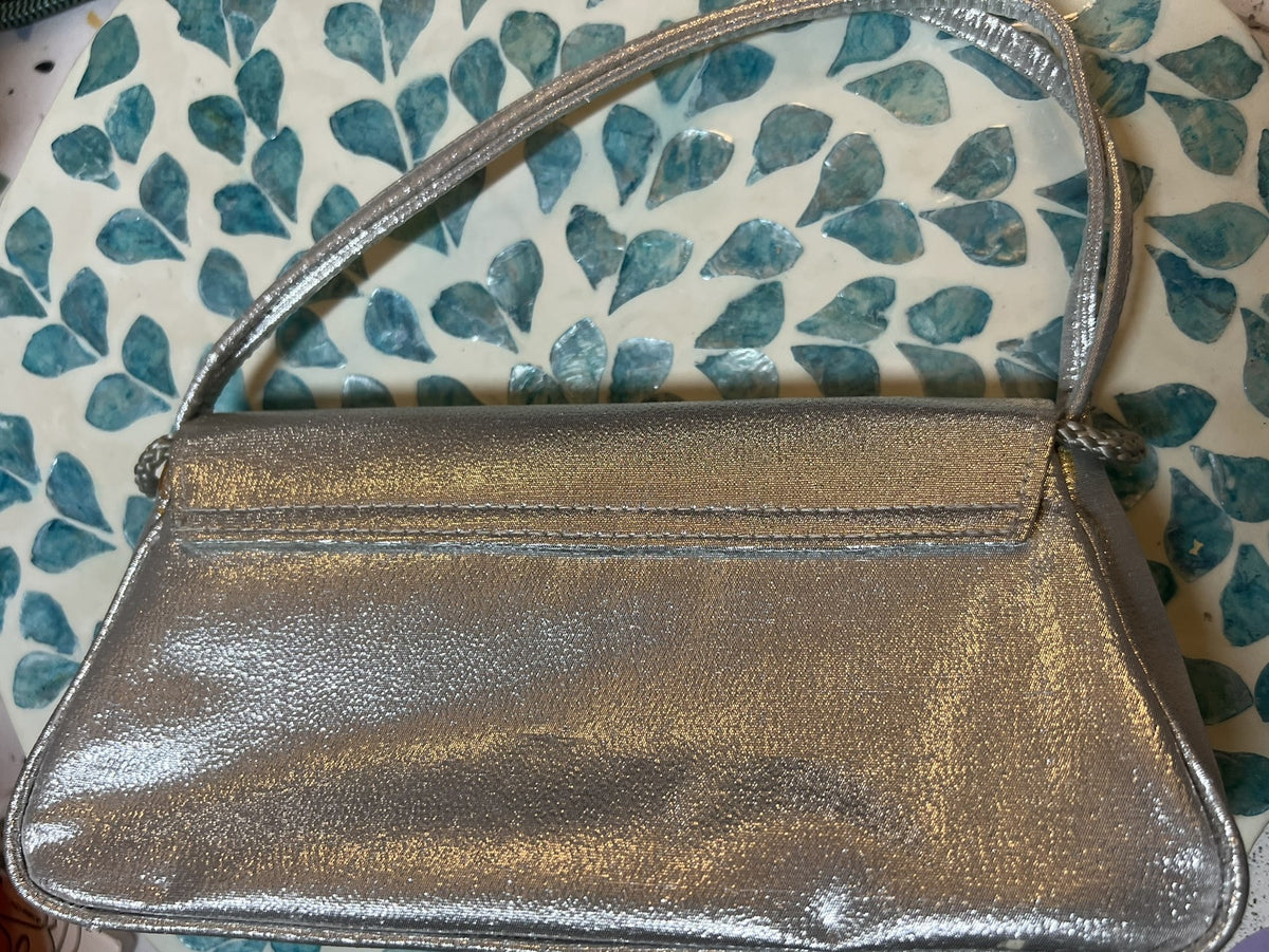 Pre Loved Vintage Silver evening bag/clutch