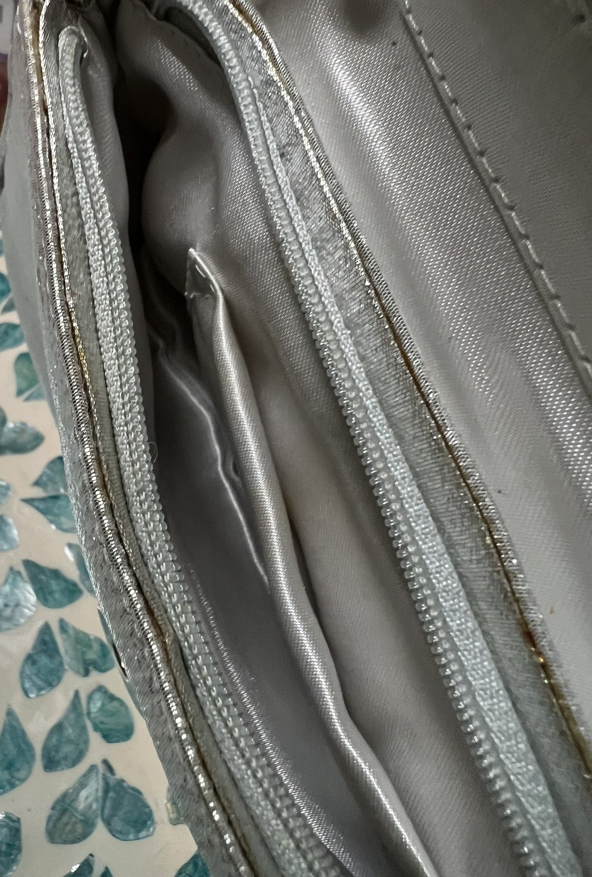 Pre Loved Vintage Silver evening bag/clutch