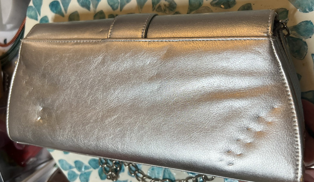 Pre Loved Vintage Silver Bag/Clutch
