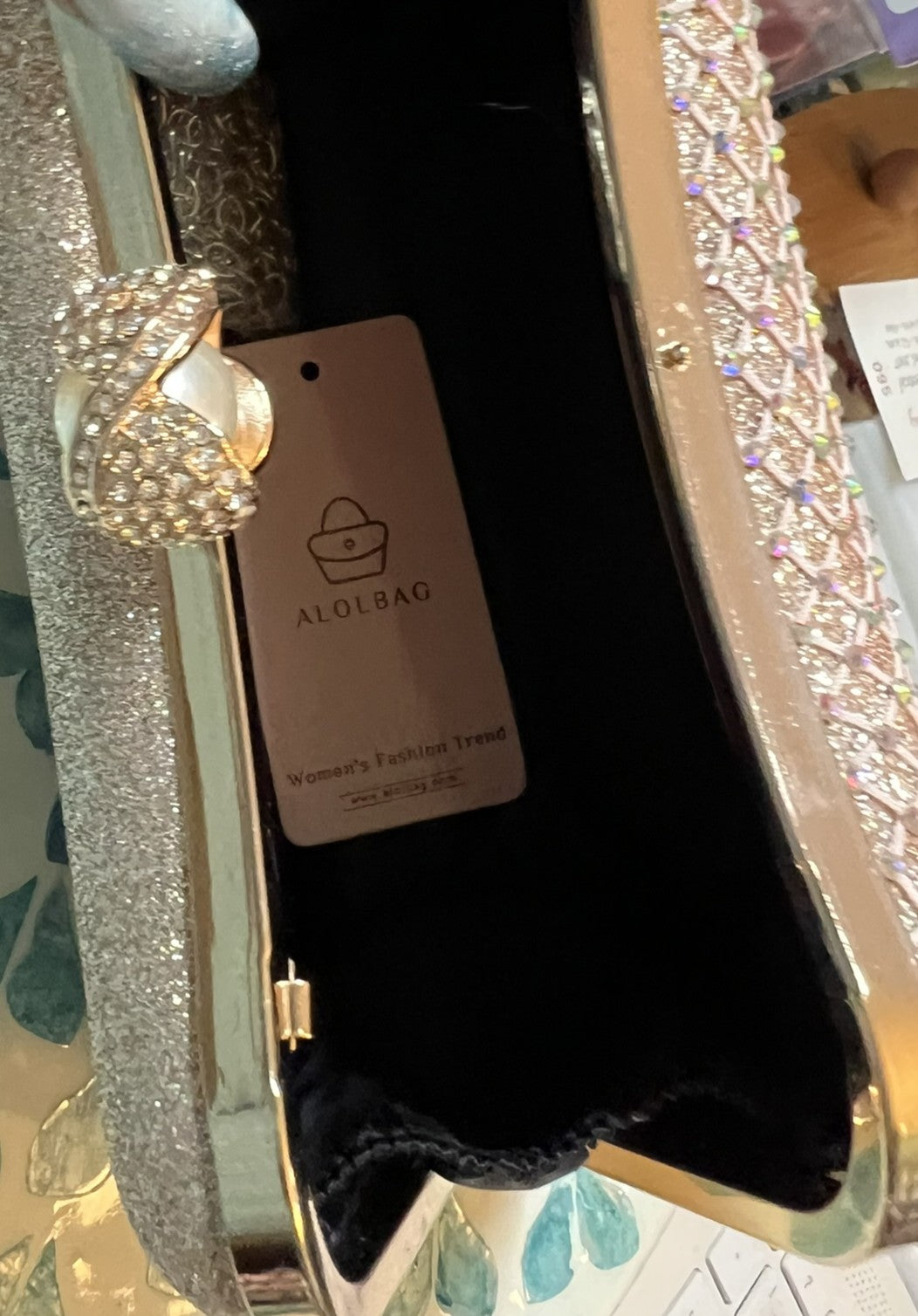 Beautiful Gold Bag or Clutch